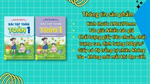 Sách - Bài Tập Tuần Toán 1 - Biên soạn theo chương trình GDPT mới ( Kết Nối ) - Ndbooks