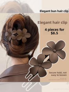 NING ZHOU | Flower Duckbill Clip Hairpin Hair Styling Tool