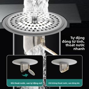 MONLEYTA | Vỏ bọc lưới chống mùi cho ống thoát nước phòng tắm kiểu Đức Vỏ bọc lưới chống côn trùng Vỏ bọc ống thoát nước chống mùi