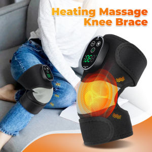 Agdoad | Knee Massager With Heat Vibration 6 Levels Cordless Wrap Type-C Rechargeable Joint Care for Knee Shoulder Elbow Home Use