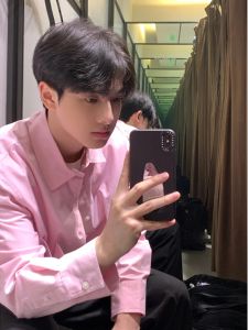 Pink Handsome Shirt Mens Fancy Trendy Cleanfit Long Sleeves Inner Wear Shirt Coat Summer Tops