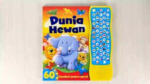 Sound Book Buku Anak Dunia Hewan 60 Tombol Suara Seru Hewan BoardBook / PB EDUKASI ANAK - PBNB