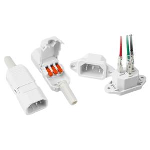 kuicc | White DIY High Power Connector AC Power Socket