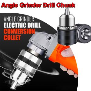 Angle Grinder Electric Drill Conversion Collets 10mm Chuck Holder Power Drill Convert Adapter M10 Thread For Angle Grinder