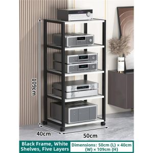 QINQI | Multi-functional Audio-Video Rack Living Room Equipment Storage
