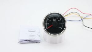 RYSJM | 3000-8000rpm 52mm Tachometer 7 Colors Backlight 3K/4K/6K/7K/8K rpm Tacho Gauge Hour Meter for Gasoline Diesel Car Boat Yacht 12V