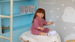 [Đủ mẫu] Búp Bê Thân Gòn Mềm Mại 71 cm  28 inch NPK Reborn Silicon Vinyl Doll ( kèm quần áo ngẫu nhiên)