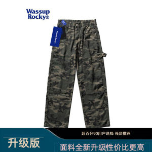 กางเกงยีนส์ทรงหลวมขาบานทรงหลวมสำหรับผู้ชาย ฤดูใบไม้ร่วง สไตล์ลำลอง กางเกงขายาวทรงตรง กางเกงยีนส์ทรงหลวมสำหรับผู้ชาย