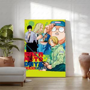 Bandai | Popular Japanese Anime SAKAMOTO DAYS Prints Poster Figure Taro Sakamoto Canvas Prints Wall Art Home Decor Art Poster Fans Gifts