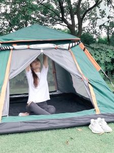 DF Automatic Tent เต็นท์ เต้นท์กางอัตโนมัติ 2 ประตู สำหรับ 5-8 คน