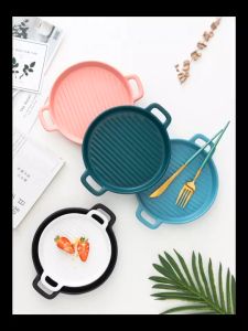 Kokepope Porcelain Round Baking Pan: A Versatile Dinner & Dessert Plate