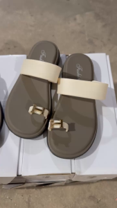 [3993-N7] Dép lê dép xỏ ngón nữ chữ H phối quai bản to đơn giản thời trang để nút chống trơn trượt