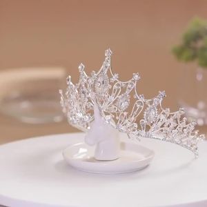 Baroque Vintage Costume Bridal Jewelry Sets Rhinestone Crystal Tiaras Crown Earrings Necklace Wedding Bride Luxury Jewelry Set