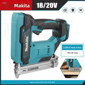 Makita | Makita 18V Điện Không Dây Tác Động Súng Bắn Ghim F30 Thẳng Súng Bắn Đinh Cho Nghề Mộc 10-30 Mm Đinh Tán Dụng Cụ Cầm Tay Nhà DIY