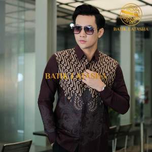 BATIK LATASHA - KEMEJA BATIK PRIA SLIMFIT MOTIF ADINATA | BATIK LAKI LAKI FULL FURING LENGAN PANJANG