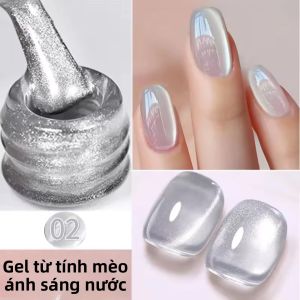 Sơn Gel Móng Tay SHAKA 1 Chai Màu Thu Đông Trong Suốt Hồng Trắng Đỏ Mắt Mèo Hạt Thủy Tinh Siêu Lấp Lánh Màu Nude 10ml