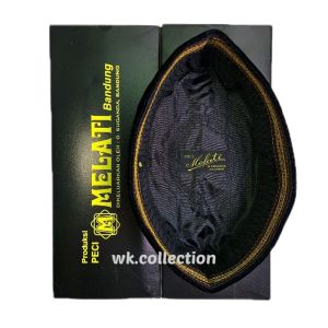 Peci Melati Non Ac Kopiah Songkok Hitam Polos Motif SM Platinum Tanpa Kertas