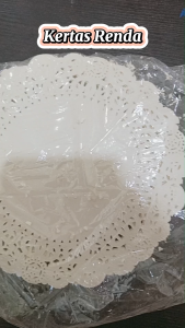 ALAS TATAKAN KERTAS LEBARAN KUE NASTAR KUE KERING SERBAGUNA /TAHAN MINYAK PAPER ISI 180 PCS