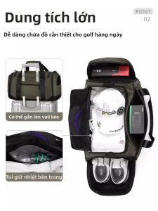 PGM | Túi Du Lịch Golf Chống Nước Nhẹ Với Ngăn Giày Và Túi Đựng Xe Đẩy