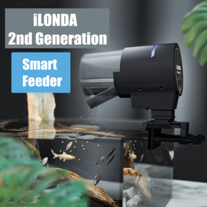 ILONDA Dụng Cụ Hẹn Giờ Chia Thức Ăn Thông Minh Từ Xa Cho Bể Cá Thế Hệ Thứ 2 Dụng Cụ Tự Động Cho Cá Ăn Phụ Kiện Bể Cá