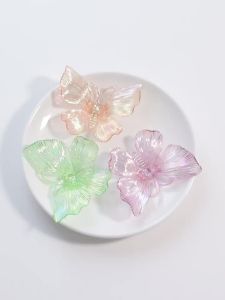 Acrylic Butterfly Gradient Without Hole Color Butterfly Transparent Crafts Ornament for Home Festival Decoration Wedding Decor