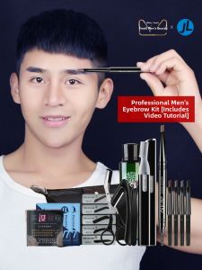 JL | Beginner Waterproof Sweating Resistant Mens Eyebrow Trimming Kit