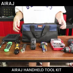 AIRAJ Multifunctional Tool Bag Electric tool storage bag for electricians Waterproof Wear-Resistant Large Capacity Hand Bag