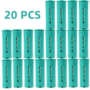 20Pcs Extra Large Perm Rods for Natural Hair Cold Wave for Long Hair Rollers Curling Styling for Women Home Hairdresser
