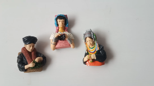 แม่เหล็กติดตู้เย็น โมเดลชนเผ่าไทย ของที่ระลึก