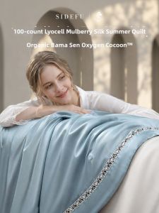 SIDEFU | 100s High Quality Tencel and Silk Summer Quilt 4-piece Set