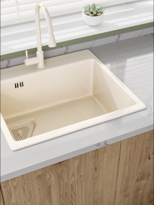 PET อ่างล้างจานสารพัดประโยชน์แบบปรับขนาดได้ พร้อมแผ่นกั้นน้ำป้องกันกระเซ็น ชั้นวางของเก็บตะแกรงกรองน้ำสำหรับห้องครัว