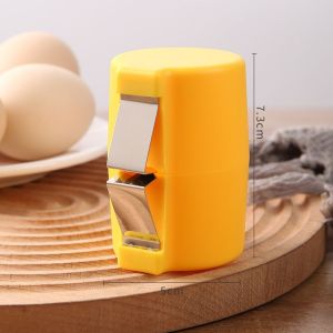 YOULE | Manual Crumbs-Free Egg Cracker Tool for Baking Portable