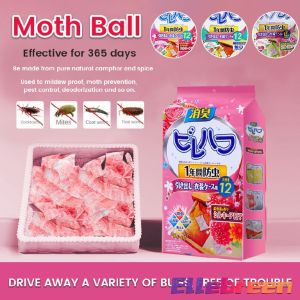 Camphor balls Rose Flower Scented Moth Ball For Clothes insect Repellent anti mold Closet Deodorizer