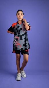 Baju Volly Gratis Custom Nama / Baju Bulutangkis / Atasan Kaos Volly