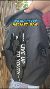 Motorcycle Helmet Bag Waterproof Motorbike Rear Seat Bag
