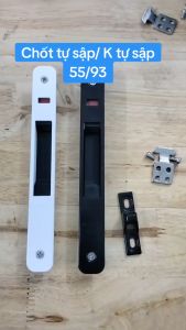[Chính hãng] Chốt âm tự sập/ không tự sập Kinlong cho cửa lùa nhôm Xingfa hệ 55/ 93