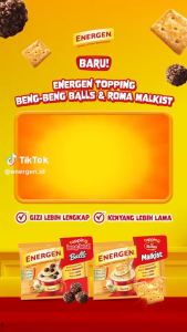 NEW! ENERGEN MALKIST dan Enegen BENG BENG Ball makanan sarapan pagi sereal pagi