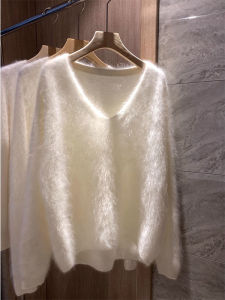 Luxury New Designer Fashionable Loose Lazy Style Imitation Mink Fur Sweater