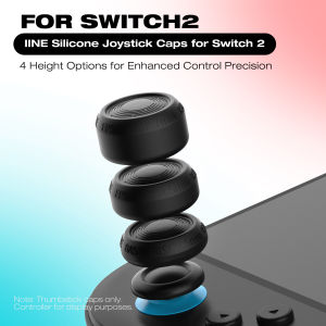 llNE Dual-height Silicone Joystick Caps for Switch 2/NS2/Switch2 / Precise Operati /4 Height Levels/Tight Fit / Comfortable Grip