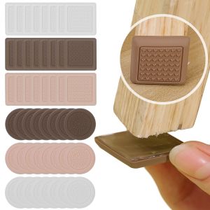 8 miếng đệm chân đồ nội thất silicon Tấm Lót Chân ghế sofa bọc chân ghế câm tự dính đồ bảo vệ sàn Mũ chân bàn chống trượt