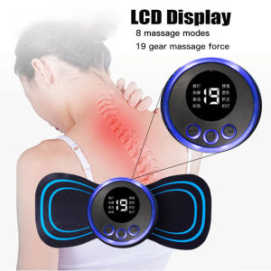 Electric Pulse Neck Massager Cervical Back Shoulder Leg Body Massage Muscle Pain Relief Tool