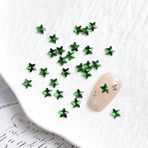 60 Món Trang Trí Móng Tay Hình Ngôi Sao Nhựa Mini Nhiều Màu 3D Trong Suốt Dùng Trang Trí Nail Art Làm Thủ Công Tự Làm