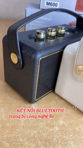( RẺ MÀ CHẤT ) Loa Bluetooth Không Dây M600 - Âm Thanh Định Cao Thiết Kế Đơn Giản Bền Bỉ Pin Khỏe - Bảo Hành Lỗi 1 Đổi 1