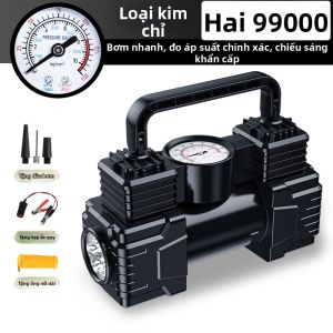YIYUE | Bơm Hơi Ô Tô Đôi Xi Lanh Điện
