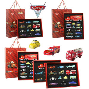 Takara Tomy | Cars 3 Metal Diecast McQueen Mater Champion Car Model Toy Gift Set Jackson Uncle Truck Boy Birthday Toys