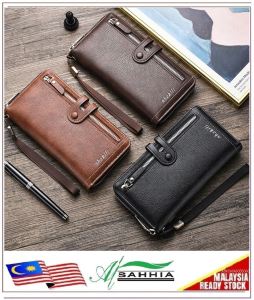 12P2 Al Sahhia Bili Classic Men Purse Phone Wallet Coin Card Holder Bag Gift Hadiah Dompet Lelaki