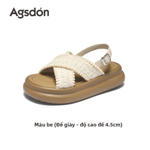 Agsdon | Dép Dệt Tăng Chiều Cao