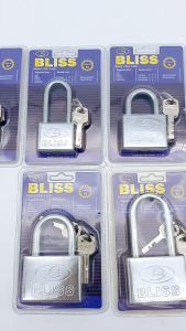 BLISS Heavy Duty Padlock Keyless 40/50/60 มม พร้อมลูกกุญแจ 5 ดอก สำหรับประตูบ้านและอุปกรณ์อื่นๆ