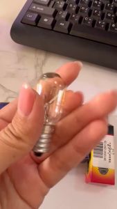 หลอดไฟตู้เย็น AC 220-240V 15W ขนาด E12 E14 E17 ใช้ได้ทุกรุ่น สีวอมไวท์ มีเก็บปลายทาง