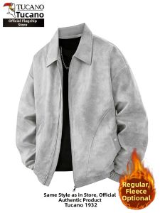 TUCANO | Retro Fleece Lined Suede Jacket For Men